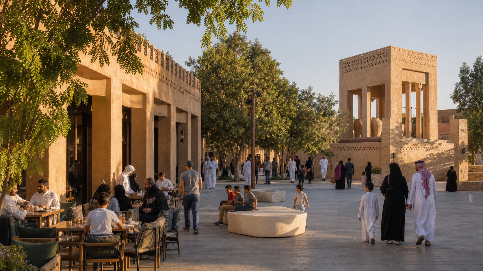 تفاصيل ساحة الدرعية